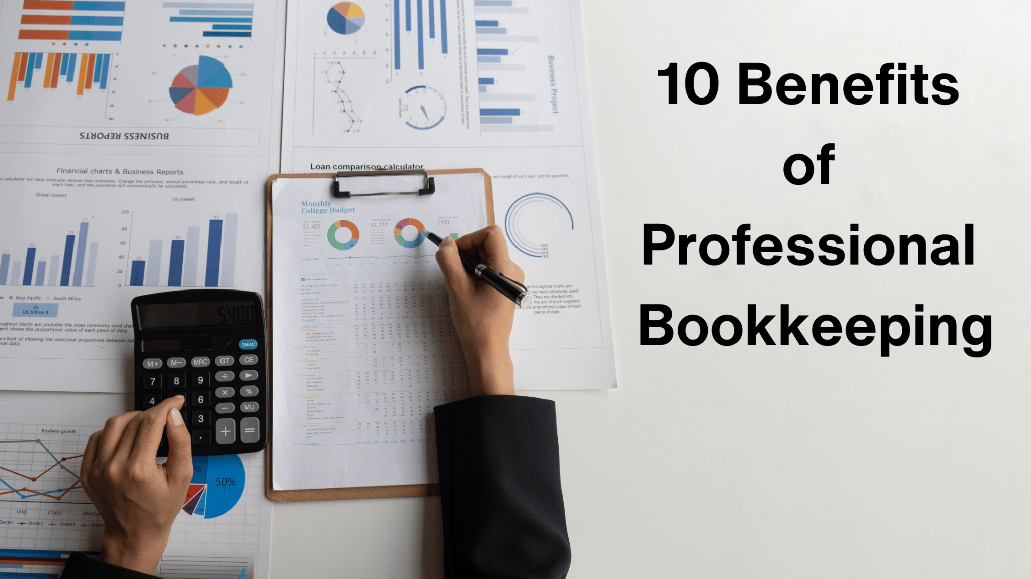 Top Bookkeeper Top 10 Benefits of Bookkeeping for Your Business