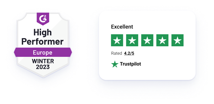 G2 High Performer Badge G2 High Performer Badge