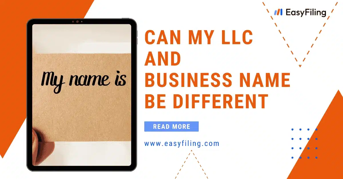 can my llc and business name be different