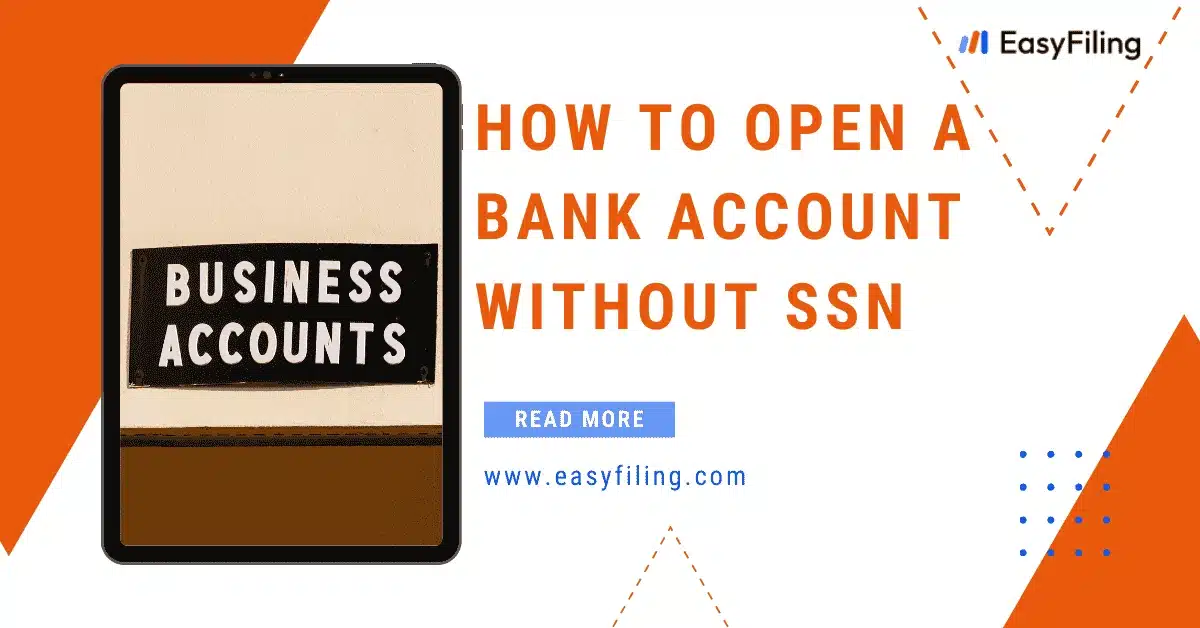 how to open a bank account without ssn