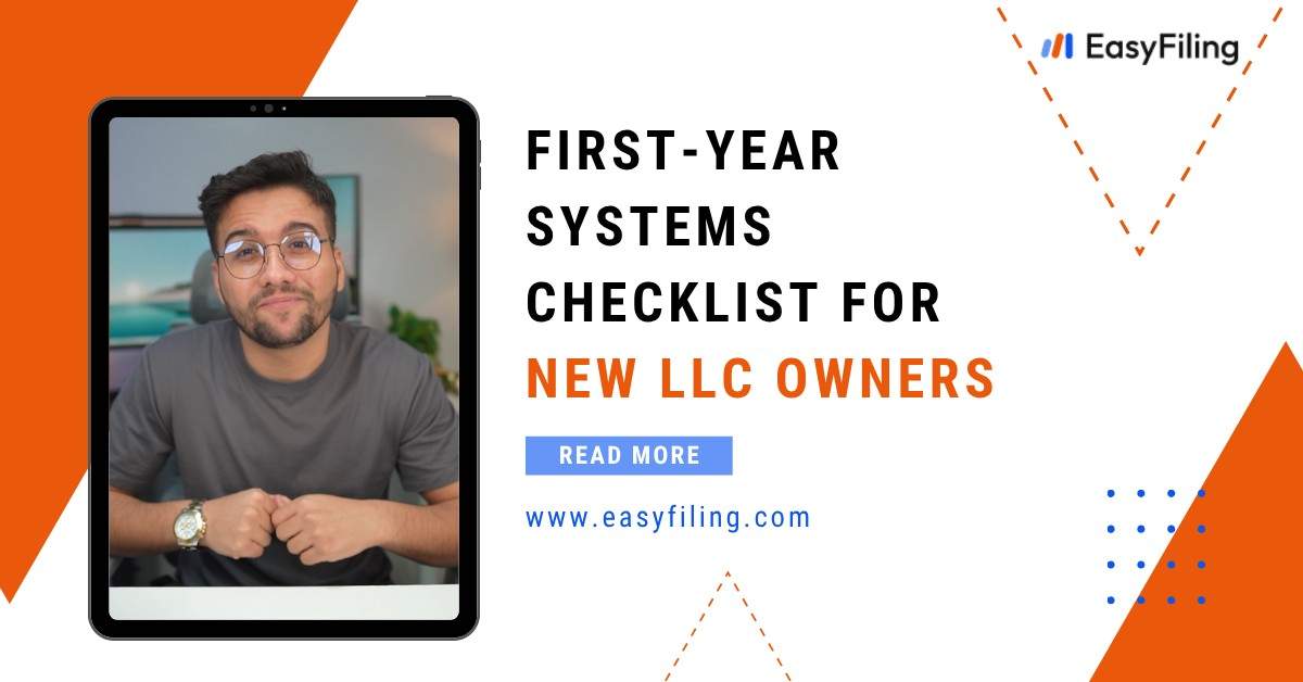 First-Year Systems Checklist for New LLC Owners