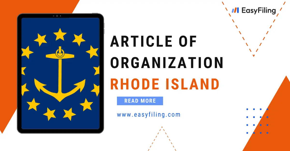 Article of organization in rhode island