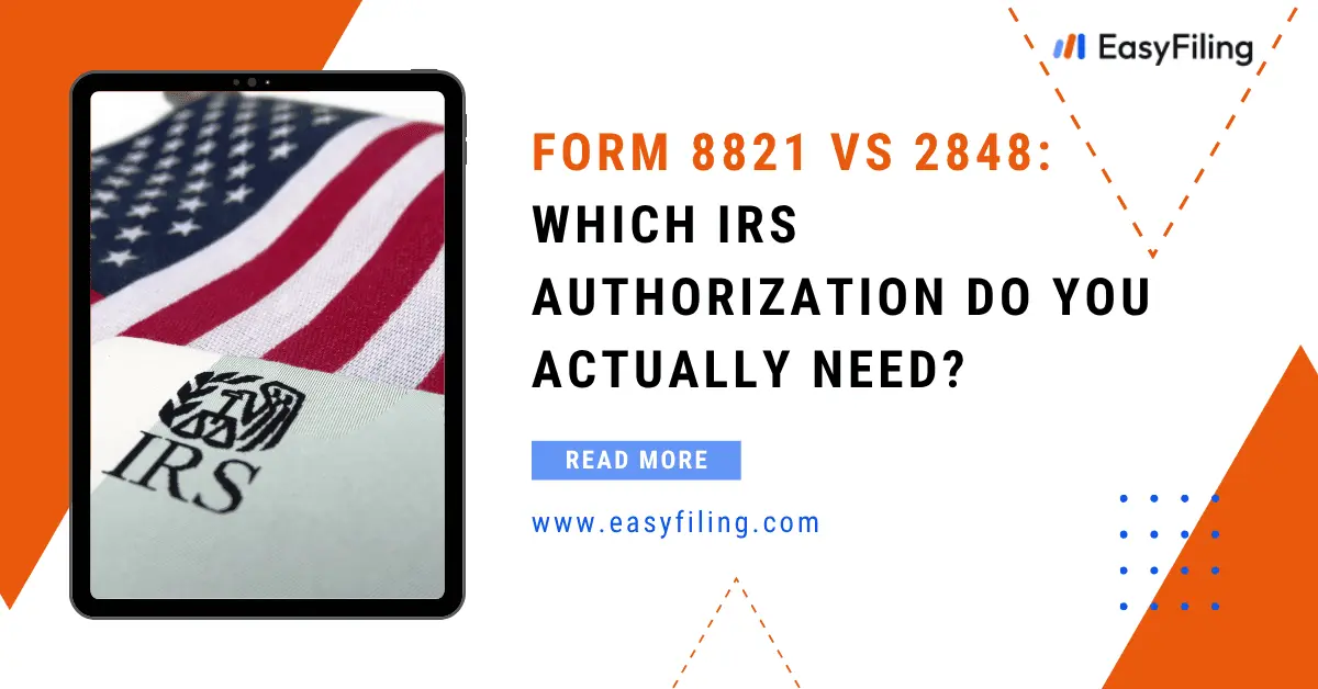Form 8821 vs 2848