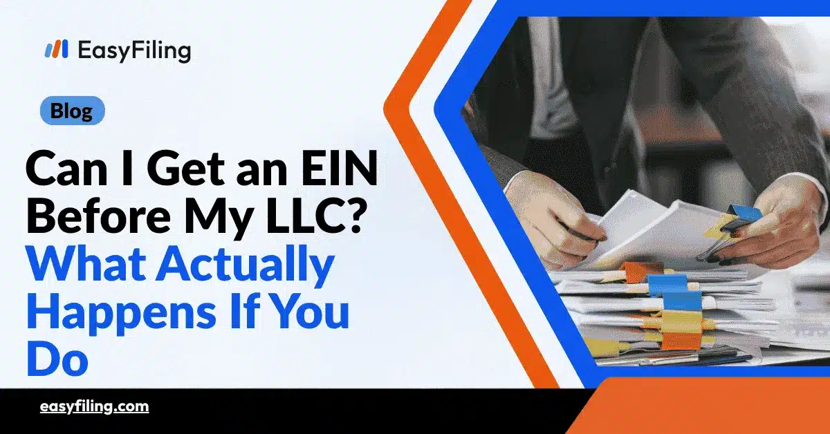 Can i get an EIN before my LLC