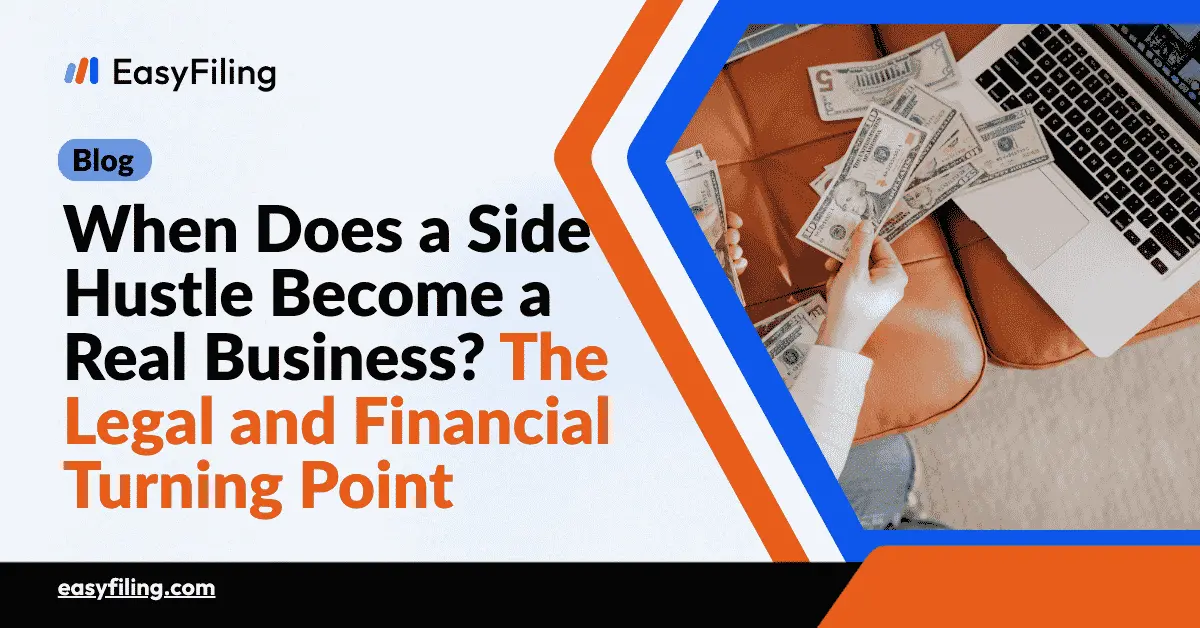 when does a side hustle become a business