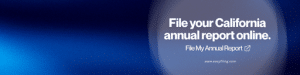 California annual report online