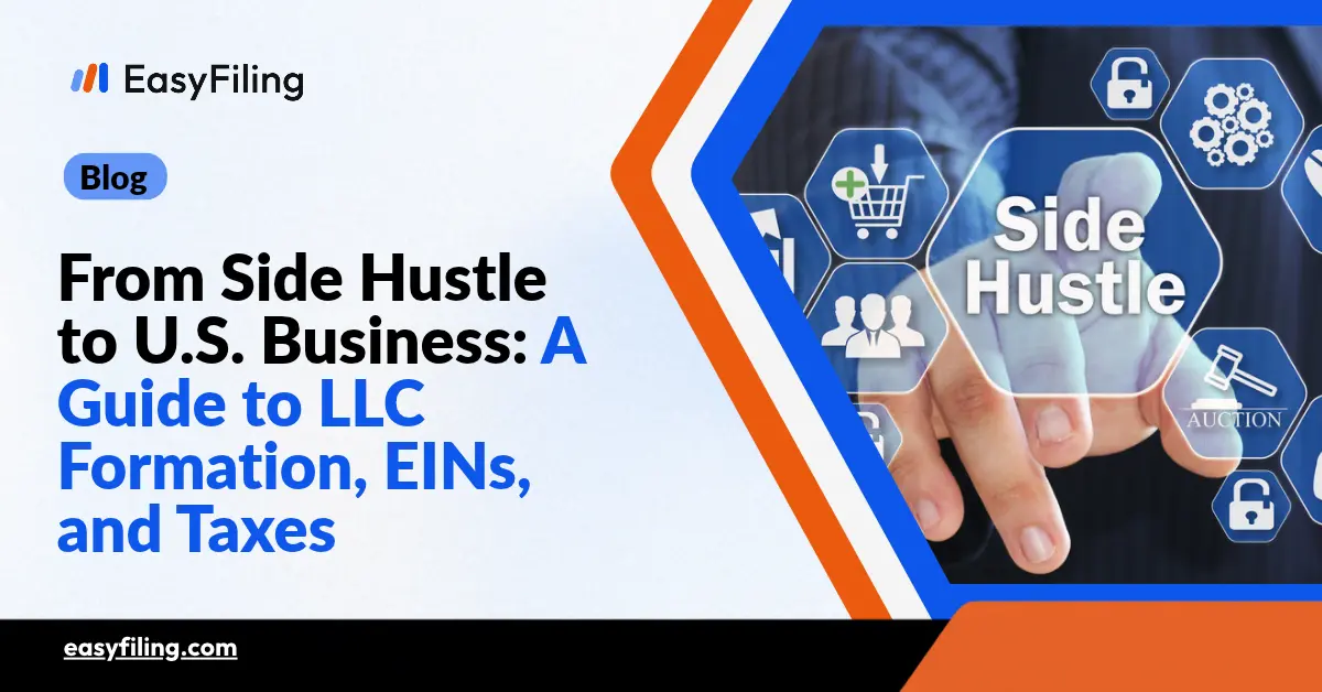 how to turn a side hustle into a U.S. business